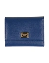 Dolce & Gabbana Woman Wallet Bright Blue Size - Calfskin