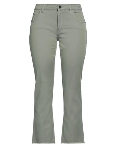 Re-hash Re_hash Woman Pants Sage Green Size 28 Cotton, Elastane