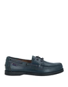 Sebago Man Loafers Midnight Blue Size 7 Soft Leather