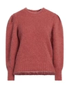 Isabel Marant Woman Sweater Antique Rose Size 6 Mohair Wool, Polyamide In Pink
