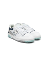 NEW BALANCE WHITE 550 LEATHER SNEAKERS