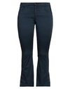 Kaos Jeans Woman Pants Navy Size 32 Cotton, Elastane In Navy Blue