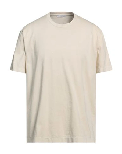 Boglioli Man T-shirt Ivory Size Xxl Cotton In White