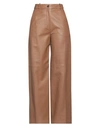 Loulou Studio Woman Pants Camel Size Xs Lambskin In Beige