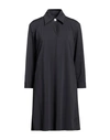 Rrd Woman Mini Dress Midnight Blue Size 10 Polyamide, Elastane