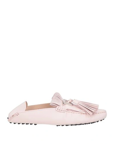 Tod's Woman Mules & Clogs Light Pink Size 6.5 Leather