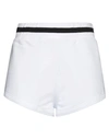 Msgm Woman Shorts & Bermuda Shorts White Size S Cotton, Polyester