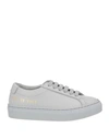 COMMON PROJECTS COMMON PROJECTS TODDLER GIRL SNEAKERS GREY SIZE 10C SOFT LEATHER