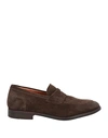 Nero Giardini Man Loafers Dark Brown Size 8 Leather
