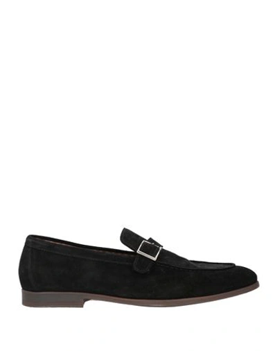 Doucal's Man Loafers Midnight Blue Size 6 Leather In Blue
