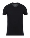 Majestic Filatures Man T-shirt Black Size S Cotton In Black