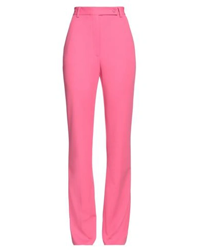 Imperial Woman Pants Fuchsia Size M Polyester, Elastane In Pink