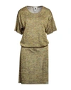 M Missoni Woman Midi Dress Acid Green Size L Viscose In Green