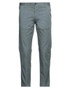 Grey Daniele Alessandrini Man Pants Slate Blue Size 30 Cotton, Elastane