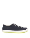 Camper Peu Rambla Vulcanizado Man Sneakers Navy Blue Size 10 Cotton