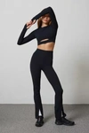 BEACH RIOT ALANI FLARE LEGGING PANT IN BLACK, WOMEN'S AT URBAN OUTFITTERS