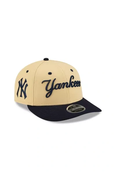 New Era Felt X New York Yankees Butterfly Baseball Hat In Gold, Men's At Urban Outfitters