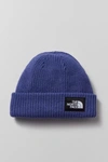 The North Face Salty Dog Lined Knit Beanie In Blue, Men's At Urban Outfitters