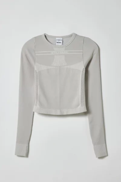 Iets Frans . … Seamless Long Sleeve Top In Light Grey At Urban Outfitters