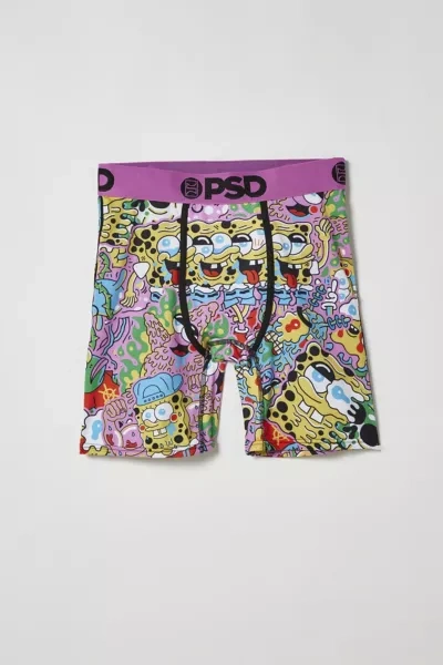 Psd Spongebob Krustypants Boxer Brief, Men's At Urban Outfitters In Multicolor