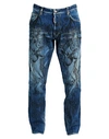 Dsquared2 Man Jeans Blue Size 32 Cotton, Elastane In Blue