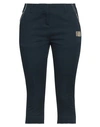 Ea7 Woman Pants Navy Blue Size Xs Cotton, Elastane