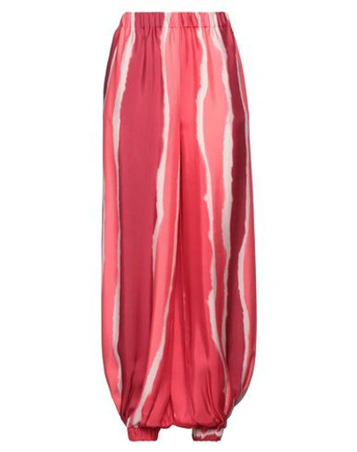 Armani Exchange Woman Pants Fuchsia Size 8 Viscose In Pink