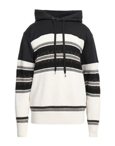 Paolo Pecora Man Sweatshirt Black Size M Cotton, Virgin Wool