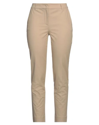 Pennyblack Woman Pants Light Brown Size 12 Cotton, Viscose, Elastane In Beige