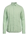 Altea Man Shirt Light Green Size Xl Linen