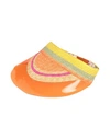 Missoni Woman Hat Yellow Size Onesize Straw, Pvc - Polyvinyl Chloride