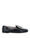 Roger Vivier Woman Loafers Black Size 11 Leather