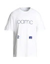 Oamc Logo Print Cotton T-shirt In White