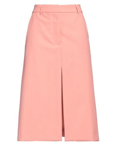 Stella Mccartney Woman Midi Skirt Pink Size 8-10 Wool