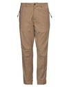 Gazzarrini Man Pants Khaki Size 34 Polyester, Viscose, Wool, Elastane In Beige