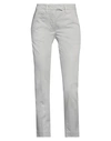 Dondup Woman Pants Light Grey Size 25 Cotton, Elastane