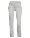 Dondup Woman Pants Light Grey Size 25 Cotton, Elastane In Grey