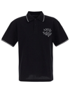 AMIRI AMIRI LOGO EMBROIDERED POLO SHIRT