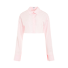 Loewe Cropped Shirt In Cotton