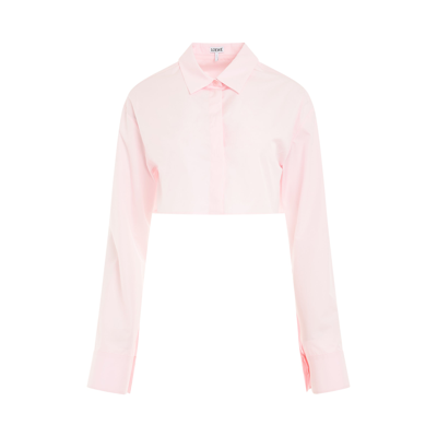 LOEWE WOMEN'S CROPPED SHIRT