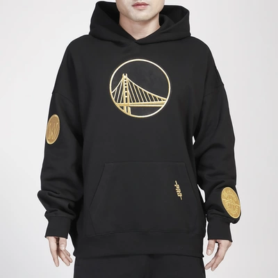 Pro Standard Mens Golden State Warriors  Warriors B&g Drop Shoulder Hoodie In Black/gold