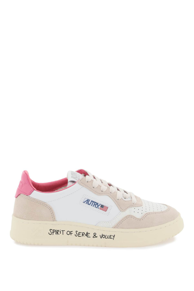 Autry Leather Medalist Low Sneakers In Multi-colored