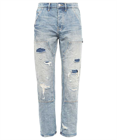 Purple Brand Relaxed Carpenter Jeans In Blue