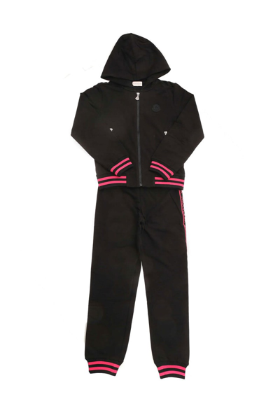 Moncler Kids' Jogging Suit In Black