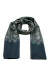 KITON LIGHT SCARF WITH SMALL FRINGES AT THE BOTTOM WITH A PATTERNED MOTIF