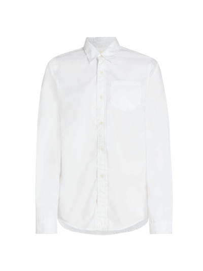 R13 Foldout Layered Cotton Shirt In White