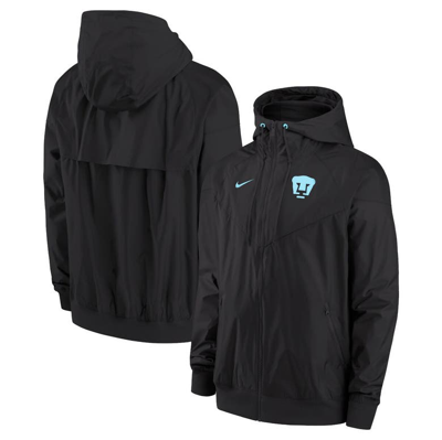Nike Pumas Unam Sport Essentials Windrunner Third  Men's Soccer Hooded Woven Jacket In Black
