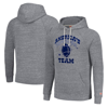 Homage Unisex   Gray Dallas Cowboys Hyperlocal Raglan Pullover Hoodie In Gray