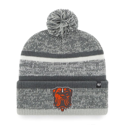 47 ' Charcoal Cleveland Browns Northward Cuffed Knit Hat With Pom