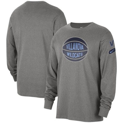 Nike Villanova Fast Break  Men's College Long-sleeve T-shirt In Grey